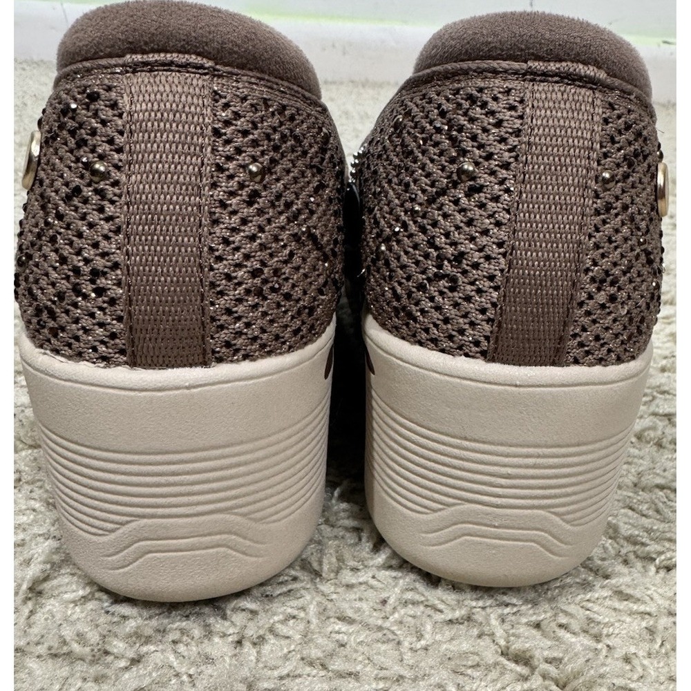 Skechers Martha Stewart Pier-Lite Reflection Slip-On Wedge Shoes Size 8 Brown - Picture 7 of 13